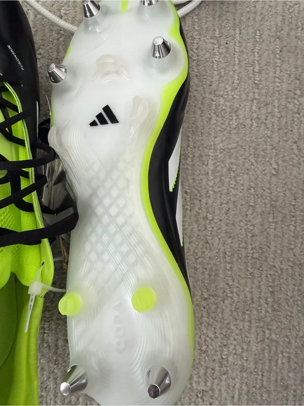 Adidas copa pure 3 soft ground metal studs with replacements